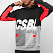 Karl Kani Metal Signature Teddy Os Hoodie blanc 19789 5