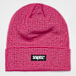 SNIPES Woven Label Beanie rosa 19801 1