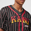 Karl Kani Serif Pinstripe Baseball Shirt negro 19814 3