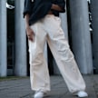 Karl Kani Small Signature Parachute Pants biały 19818 6