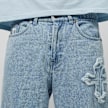 Karl Kani OG Distressed Cross Baggy Five Pocket Denim blau 19835 3