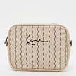 Karl Kani Signature Ziczac Pinstripe Messenger Bag bianco 19850 2
