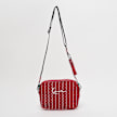 Karl Kani Signature Ziczac Pinstripe Messenger Bag rouge 19851 1