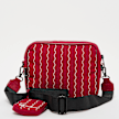 Karl Kani Signature Ziczac Pinstripe Messenger Bag rouge 19851 4