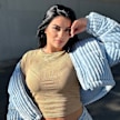 Karl Kani OG Fuzzy Corduroy Short Puffer Jacket niebieski 19860 6