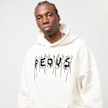 PEQUS Destroyed Logo Patch Hoodie branco 25869 3