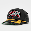 Mitchell & Ness Gold Leaf Trucker NBA Chicago Bulls noir 25974 1