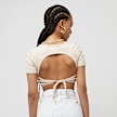 Sixth June Backless Crop Top beige 26079 3
