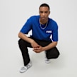 PEQUS Chest Logo T-Shirt bleu 26192 4
