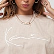 Karl Kani Signature Crop Tee beige 26198 3