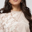 Karl Kani Signature Old English Crop Block Tee beige 26202 3