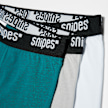 SNIPES 3 PACK - Black Tape Briefs Boxershorts czarny 26324 2