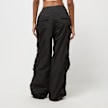 Urban Classics Ladies Wide Crinkle Nylon Cargo Pants schwarz 26383 2