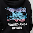 PEQUS Angel Graphic Zip Hoodie negro 26593 4