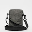 SNIPES Woven Label Basic Logo Mobile Bag grijs 26694 2