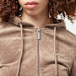 Karl Kani Chest Signature Tight Full Zip Velvet Jacket marrón 26762 3