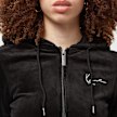 Karl Kani Chest Signature Tight Full Zip Velvet Jacket schwarz 26763 3