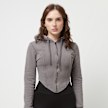 Karl Kani Chest Signature Washed Corsage Full Zip Hoodie grau 26764 1