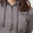 Karl Kani Chest Signature Washed Corsage Full Zip Hoodie grau 26764 3