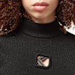 Karl Kani Metal OG Rib Knit Turtle Neck Tee schwarz 26774 3