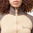 Karl Kani Chest Signature Block Rib Knit Jacket braun 26806 3