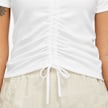 Nike Sportswear Essentials Ribbed Short-Sleeve Mod Cropped Top blanco 27227 3