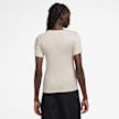 Nike Sportswear Essentials Ribbed Short-Sleeve Mod Cropped Top beige 27228 2