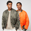 Alpha Industries MA-1 CS grijs 27248 1