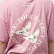 Pegador Portobello Heavy Oversized Tee rosa  27529 4