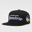 Mitchell & Ness NBA Team Script 2.0 Snapback Golden State Warriors schwarz 27633 1