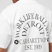 Carhartt WIP Shortsleeve Work Varsity T-Shirt weiß 27914 4