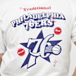Mitchell & Ness Merch Take Out NBA Tee Philadelphia 76ers blanco 27971 4