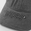 SNIPES Basic Logo Washed Baseball Cap grigio 22902 4