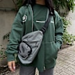 SNIPES Woven Label Basic Logo Multi Pocket Sling Bag multicolore 22914 7
