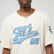 FUBU Varsity Baseball Jersey blanc 22945 3