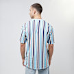 Karl Kani Retro Striped Tee blauw 22995 2