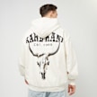 Karl Kani Chest Signature Os Heavy Sweat Full Zip Skull Hoodie weiß 23039 1