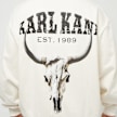 Karl Kani Chest Signature Os Heavy Sweat Full Zip Skull Hoodie weiß 23039 4