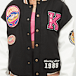 Karl Kani Retro Patch Oversized Block College Jacket noir 23043 3