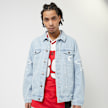 Karl Kani Paintsplatter Denim Trucker Jacket blauw 23085 1