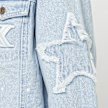 Karl Kani Paintsplatter Denim Trucker Jacket blauw 23085 4