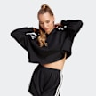 adidas Originals adicolor 3-Stripes Cropped Hoodie žuta 23173 1
