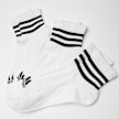 adidas Sportswear 3 PACK - Sportswear 3-Streifen Ankle Socken weiß 23316 2
