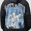 Karl Kani Chest Signature Oversized Washed Heavy Sweat Wolf Full Zip Jacket schwarz 23610 4