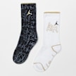 Jordan 2 PACK - Black & Gold Crew weiß 23800 1