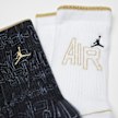Jordan 2 PACK - Black & Gold Crew weiß 23800 2