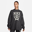 Nike   Sportswear Oversized Fleece Crew-Neck Sweatshirt rosso 23857 1
