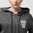 Nike Fleece Hooded Full-Zip Long Sleeve Top czerwony 23861 4
