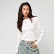 Nike Sportswear Essential Rib Longsleeve Mod Crop Top biały 23908 1
