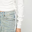 Nike Sportswear Essential Rib Longsleeve Mod Crop Top weiß 23908 4